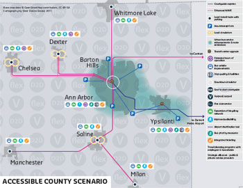 AATA Accessible County Map