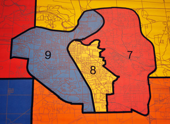 Ann Arbor districts in the new Washtenaw County redistricting plan