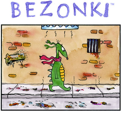 Bezonki original comic local newspaper