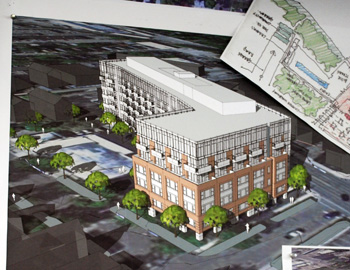 Architectural rendering of 618 S. Main project