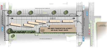 Blake Transit Center site plan