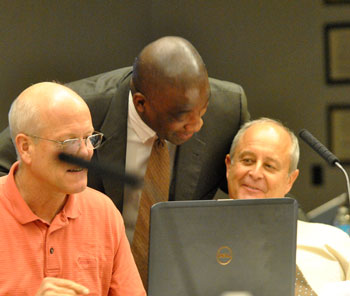 From left: Paul Schreiber, Michael Ford and David Philips
