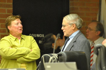 Sandi Smith (Ward 1) and AATA legal counsel Jerry Lax. Other senior staff of the AATA attended the meeting in case there were questions from councilmembers, but there were none.