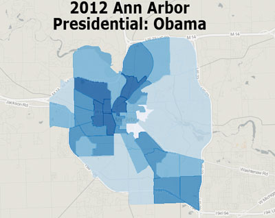 Ann Arbor, The Ann Arbor Chronicle, presidential election, Barack Obama
