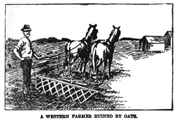 An illustration from Moreau's book hints at the despondency suffered by farmers who were fleeced.