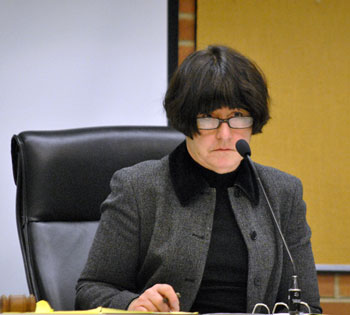 Jane Lumm at the March 6, 2013 hearing on the non-renewal recommendation of The Arenas liquor license.