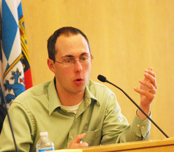 Ann Arbor city councilmember Chuck Warpehoski