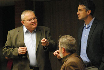 From left: public services area administrator Craig Hupy, Stephen Kunselman (Ward 3) and Christopher Taylor (Ward 3).