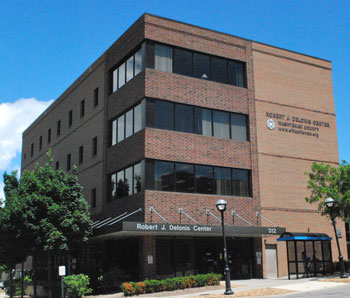 The Delonis Center on W. Huron Street is, for many, the face of the Ann Arbor s  effort to shelter the homeless. 