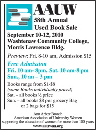 AAUW Book Sale Aug10