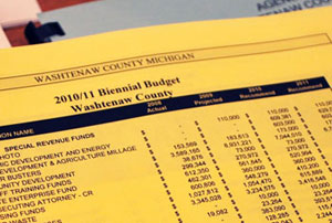 Washtenaw County's preliminary 2010-2011 budget.