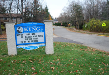King Elementary School crossing
