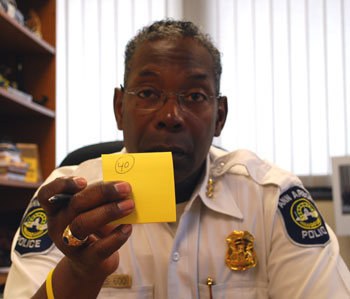 chief of police Ann Arbor Barnett Jones