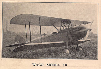 Waco 10 biplane