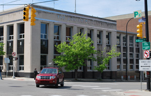 The former Ann Arbor News building