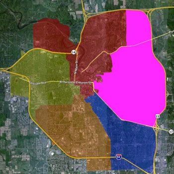 Ann Arbor Ward 2 Map