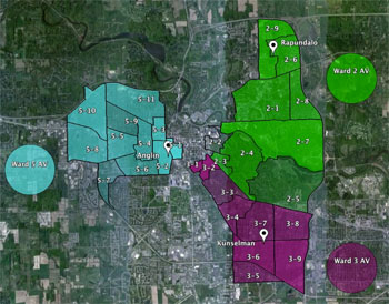 2011 City Map Dem Primary