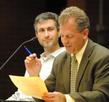 Stephen Kunselman (Ward 3) and Christopher Taylor (Ward 3) Ann Arbor city council