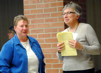 Sandi Smith (Ward 1) and AAPAC member Margaret Parker
