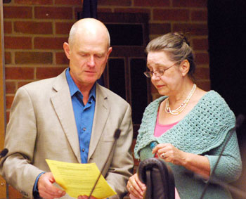 Mayor John Hieftje and Sabra Briere (Ward 1)