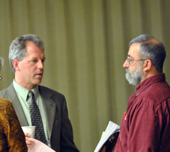 Left to right: Stephen Kunselman (Ward 3) and Dave DeVarti