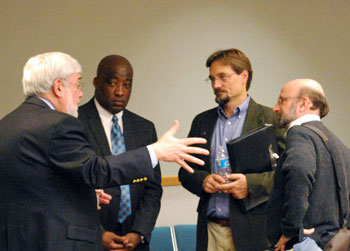From left: Jesse Bernstein, AATA CEO Michael Ford, Charles Griffith and Roger Kerson.