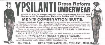 The famed Ypsilanti underwear factory processed local merino wool as well as other fabrics.