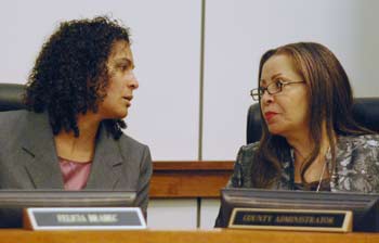 Felicia Brabec, Verna McDaniel, Washtenaw County board of commissioners, The Ann Arbor Chronicle