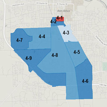 Ward 4 results map