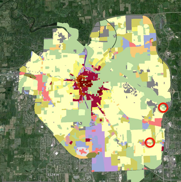 City Of Ann Arbor Zoning Map The Ann Arbor Chronicle | Planning Group: No Duplex On Packard