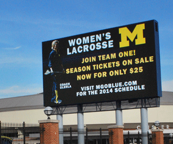 This animated .gif is purely the product of The Chronicle's art department and in not intended to imply any willingness by the University of Michigan to slot in city of Ann Arbor public service announcements.