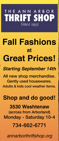 A2 Thrift Shop Fall Fashions Sept 10